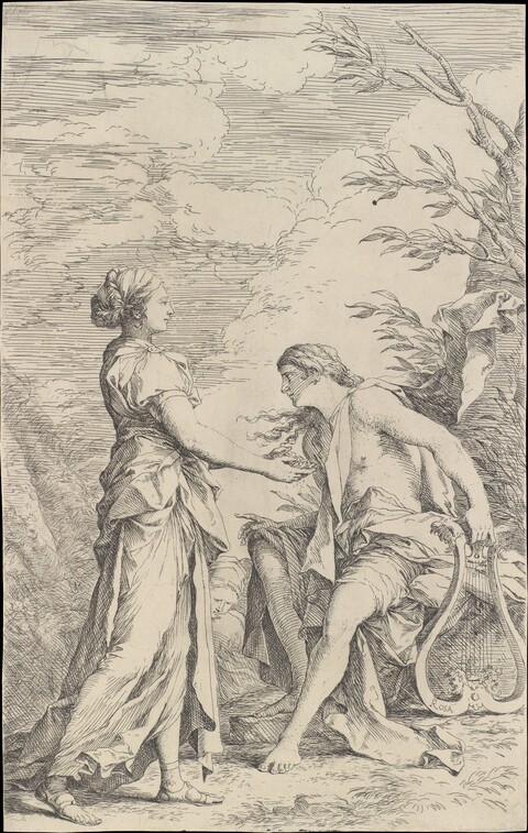 Two Classical Figures in Landscape