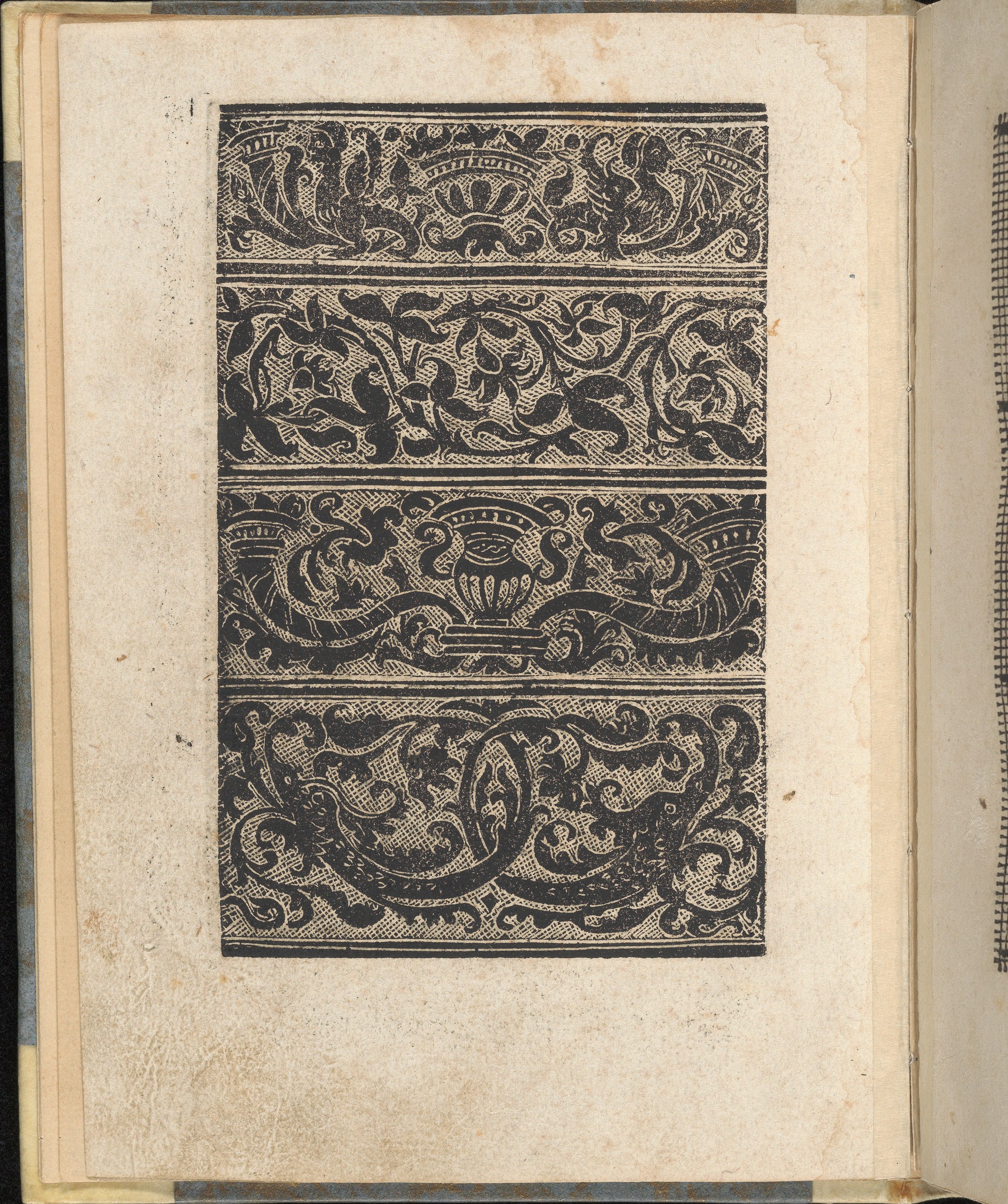 Antique Ornamental Woodblock Print