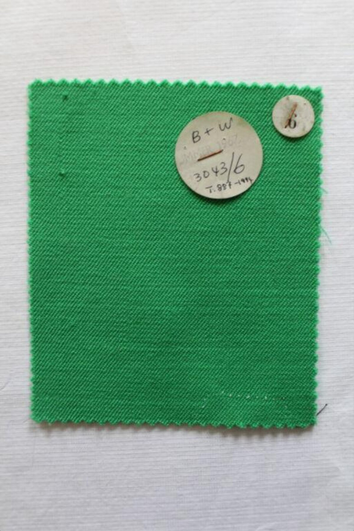 Vintage Green Fabric Swatch