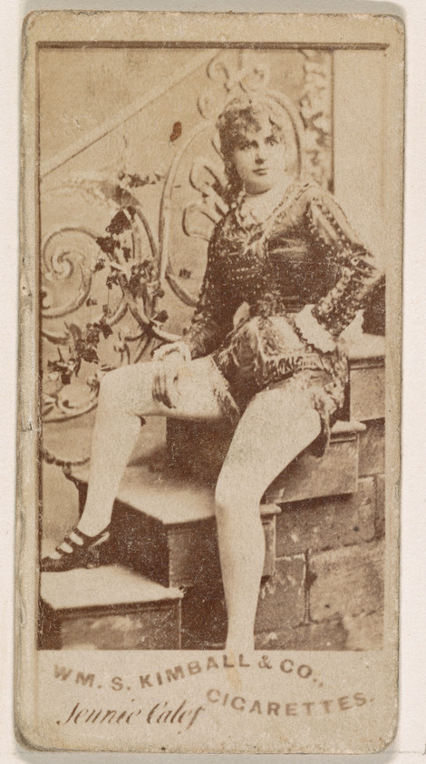 Jennie Calef Cigarette Card Portrait
