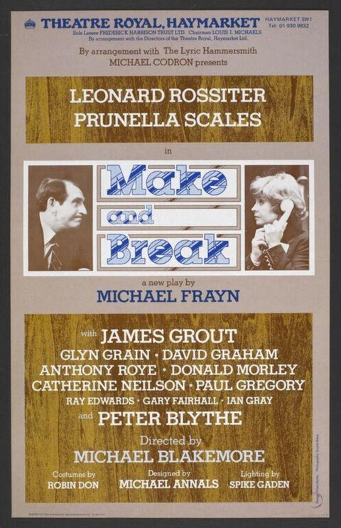 Make and Break Play Theatre Poster