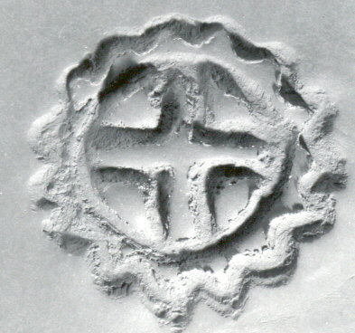 Cross Imprint in Sand