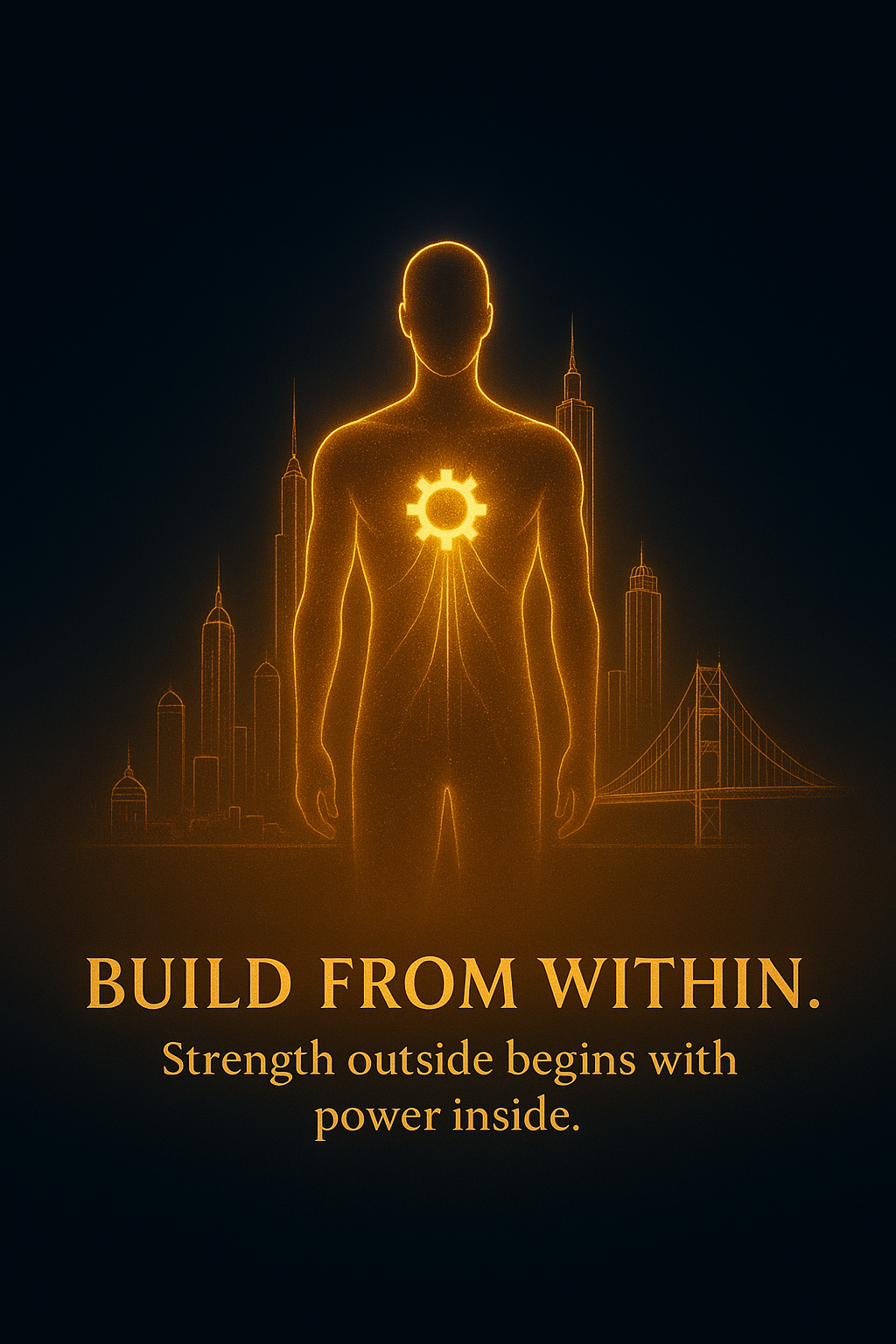 Build From Within Motivational Poster