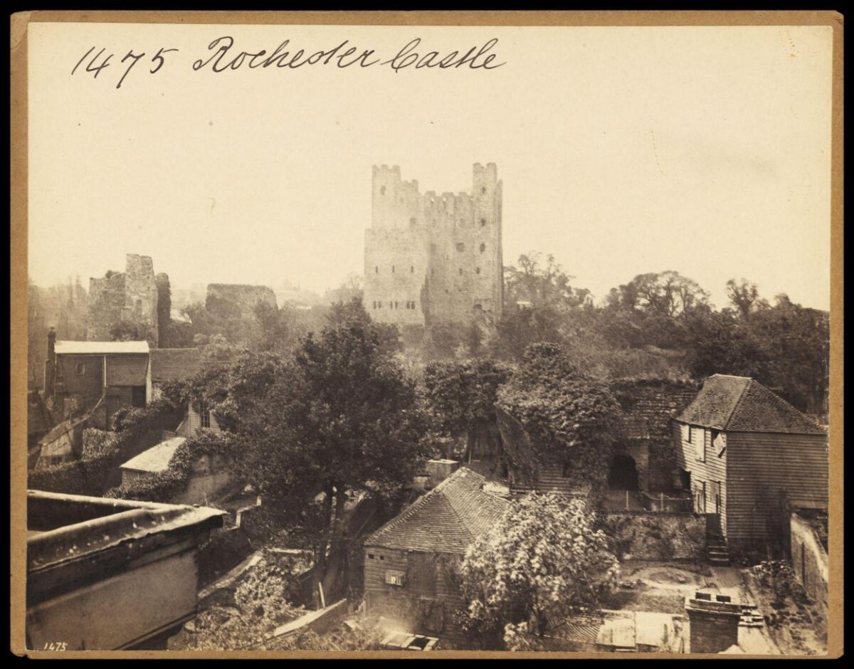 Vintage View of Rochester Castle