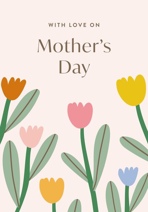 Mother's Day Floral Greeting Card