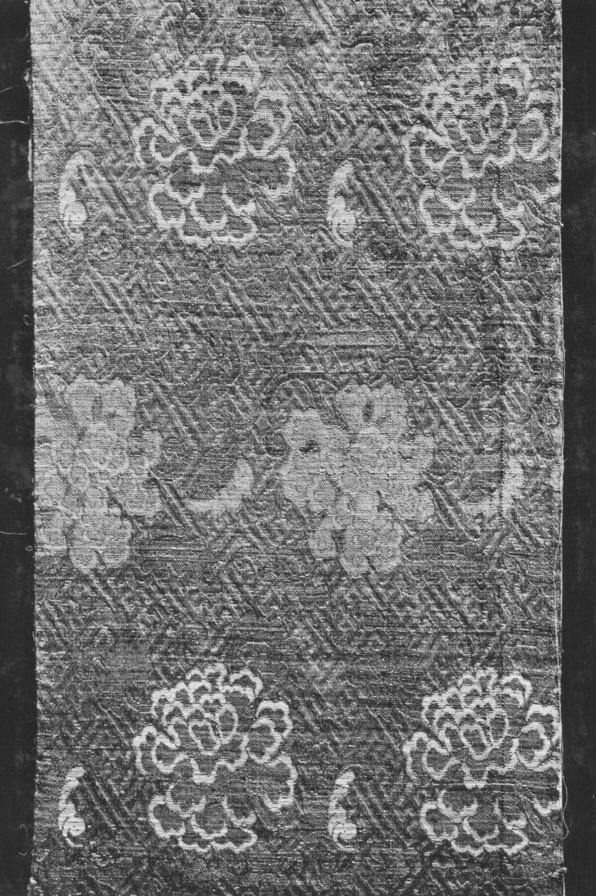 Antique Floral Pattern Woven Textile