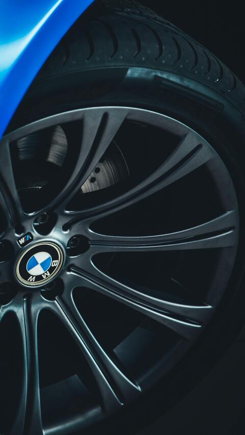 Close-up of BMW M Car Wheel