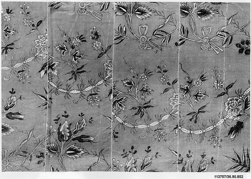 Antique Floral Textile Pattern
