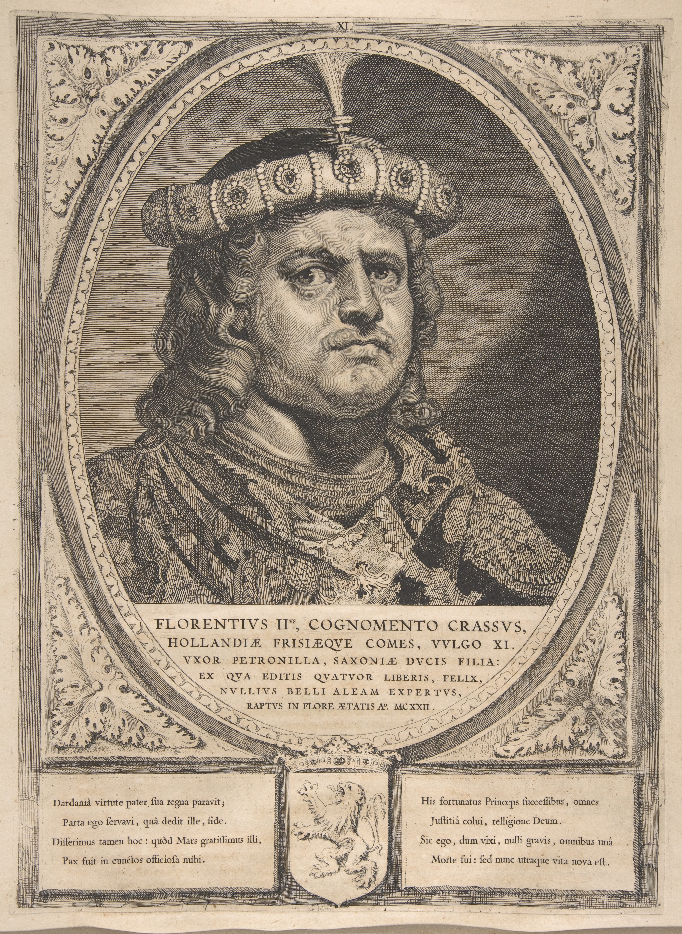 Portrait of Florentius II Crassus