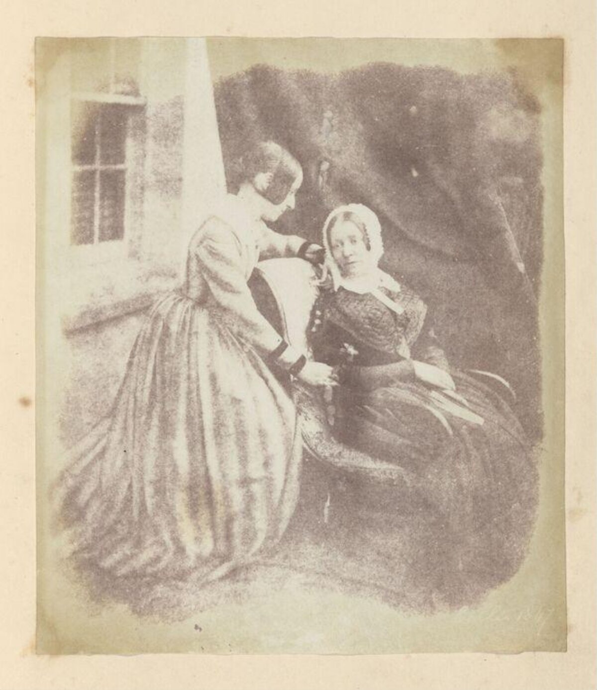 Two Victorian Women in Early Photo