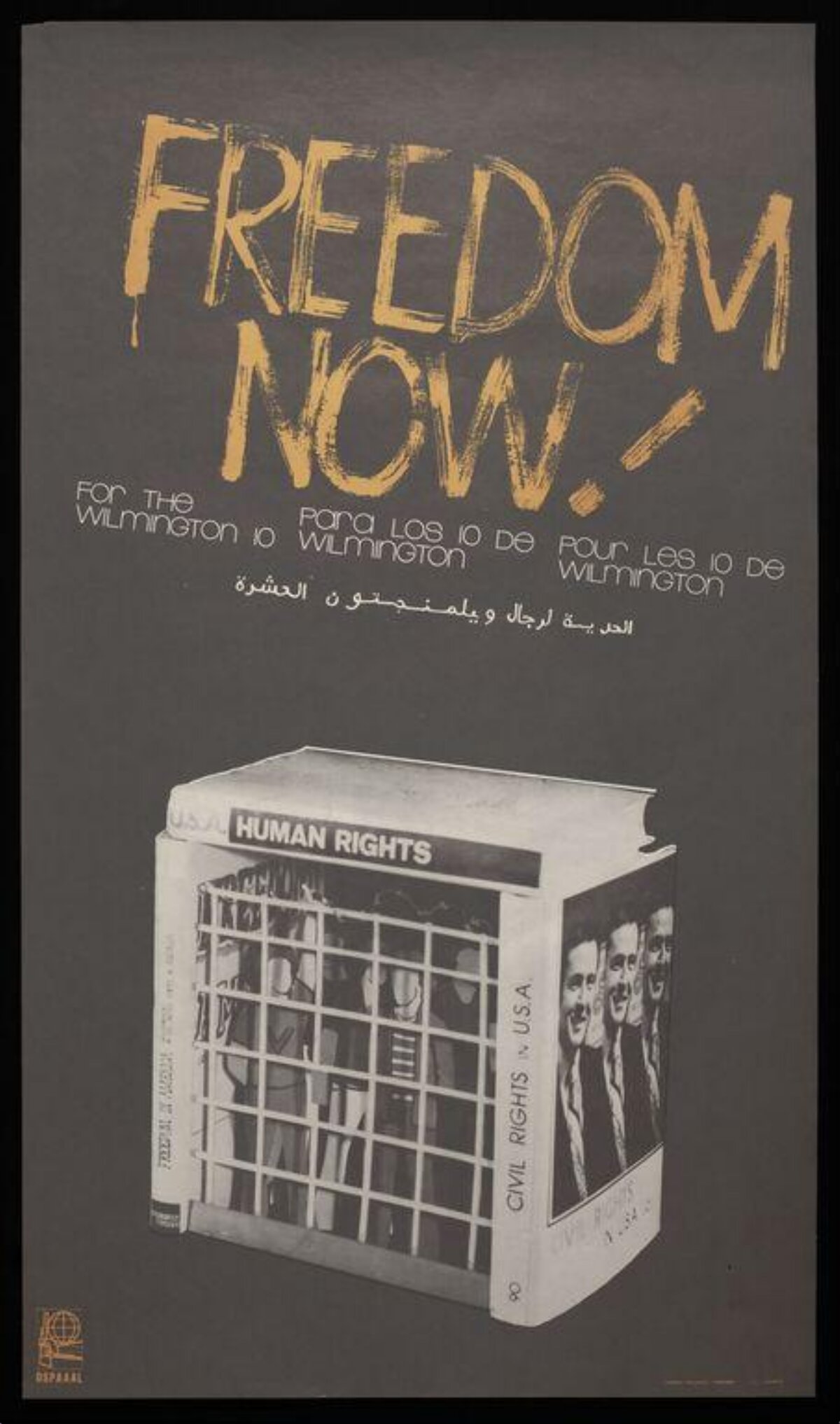 Freedom Now Civil Rights Protest Poster