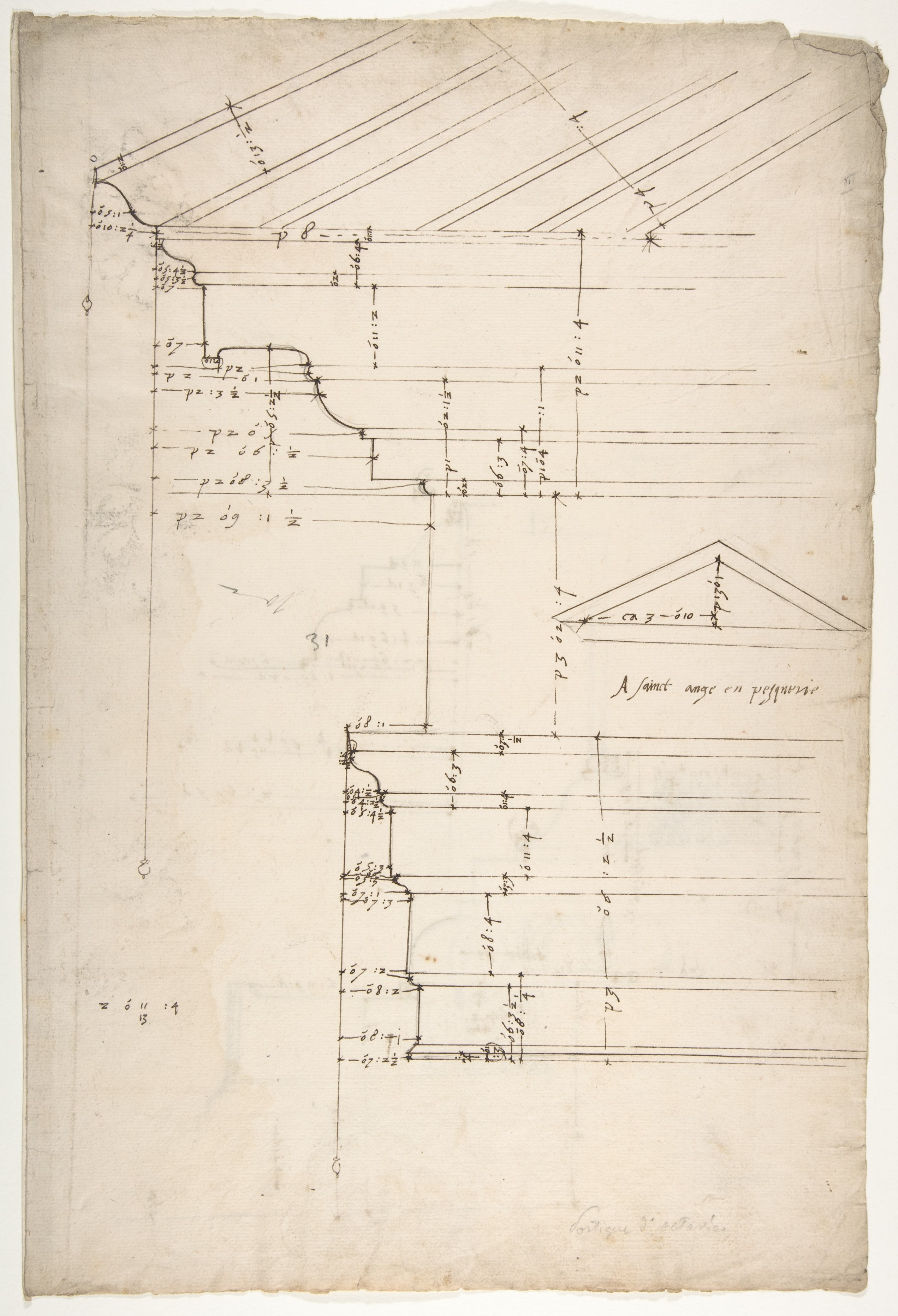 Vintage Hand-drawn Architectural Sketch