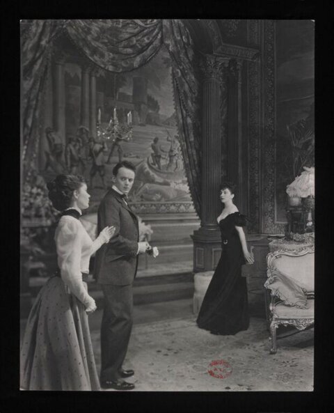 Vintage Theater Play Scene