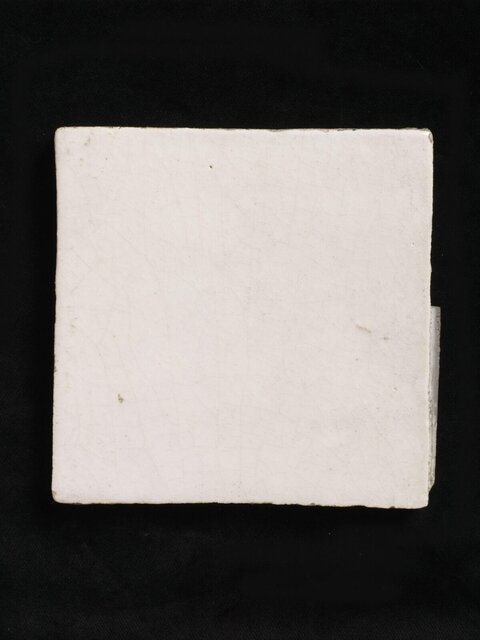 Plain White Square Ceramic Tile