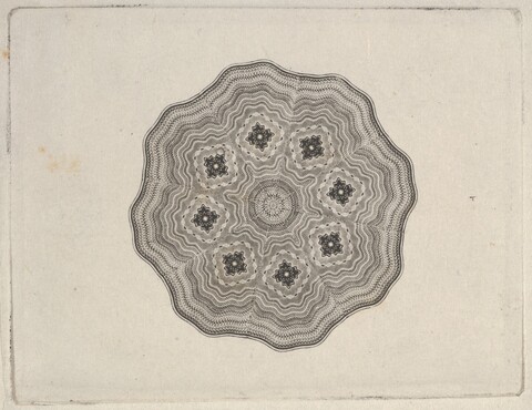 Symmetrical Geometric Pattern Engraving