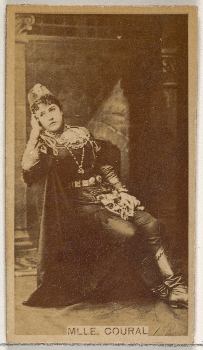 Vintage Portrait of Mlle. Coural