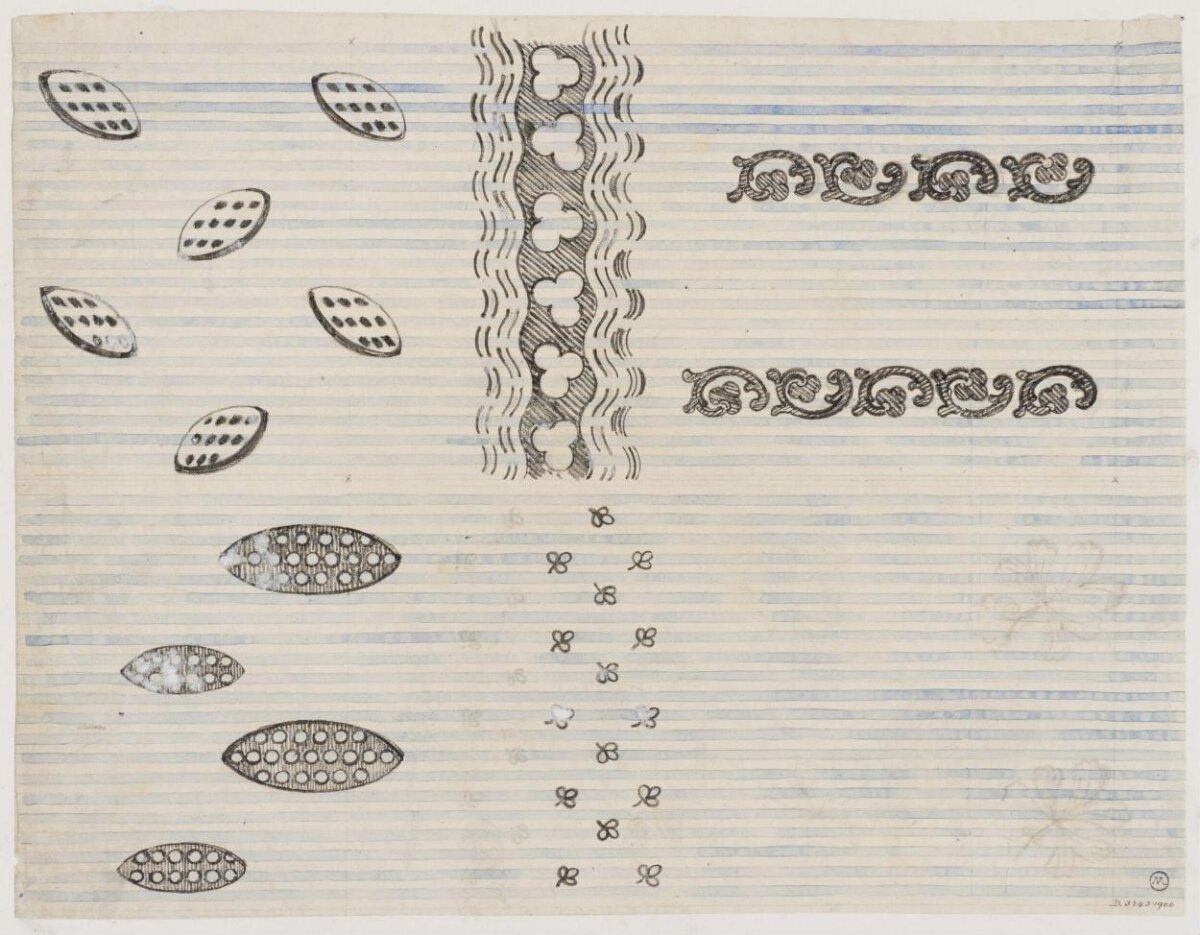 Hand-drawn Textile Pattern Sketches