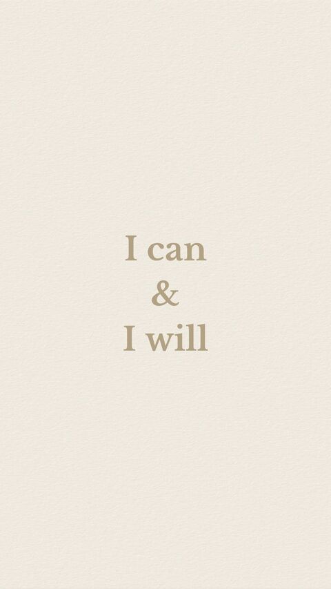 I Can & I Will Motivational Quote