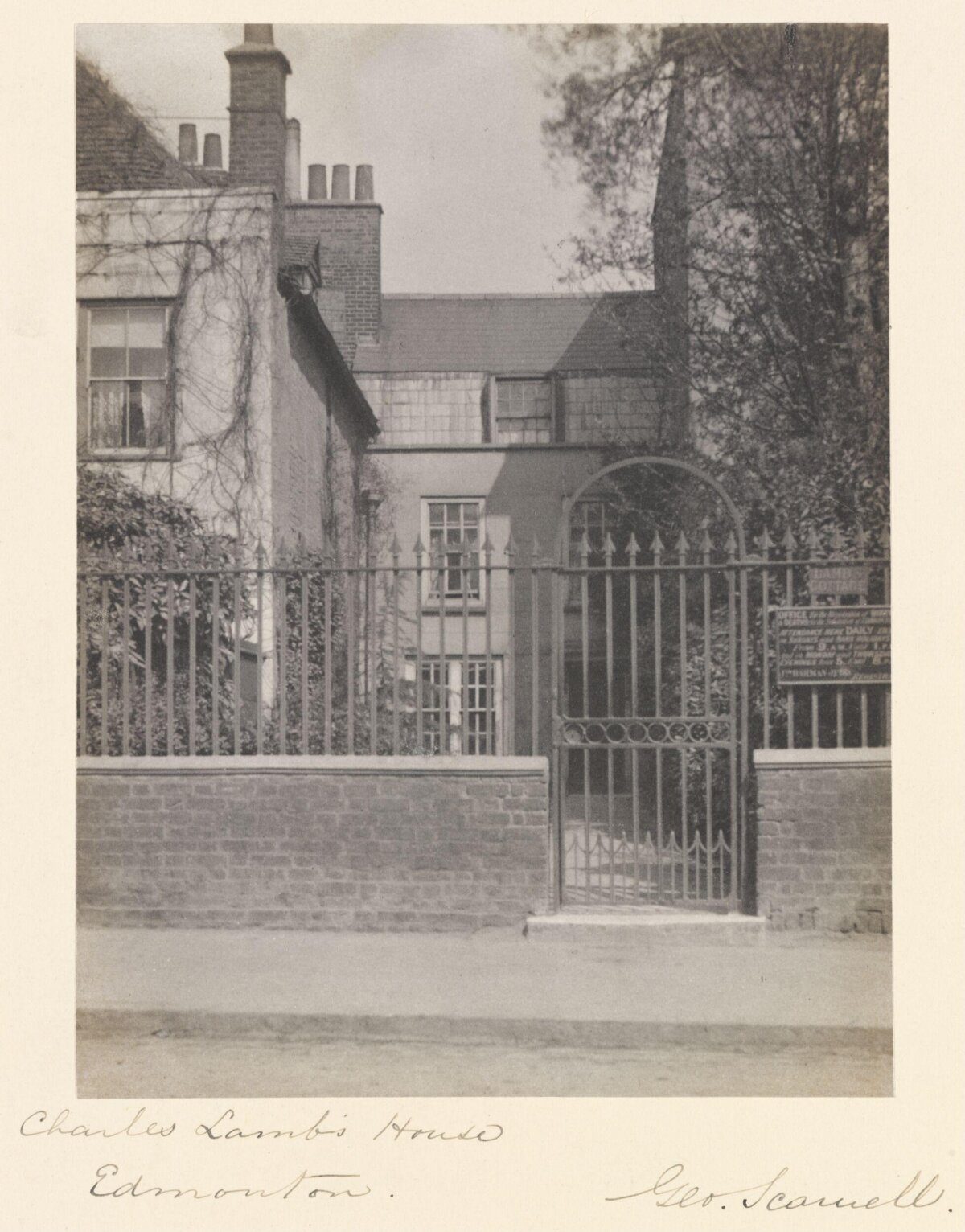 Charles Lamb's House in Edmonton