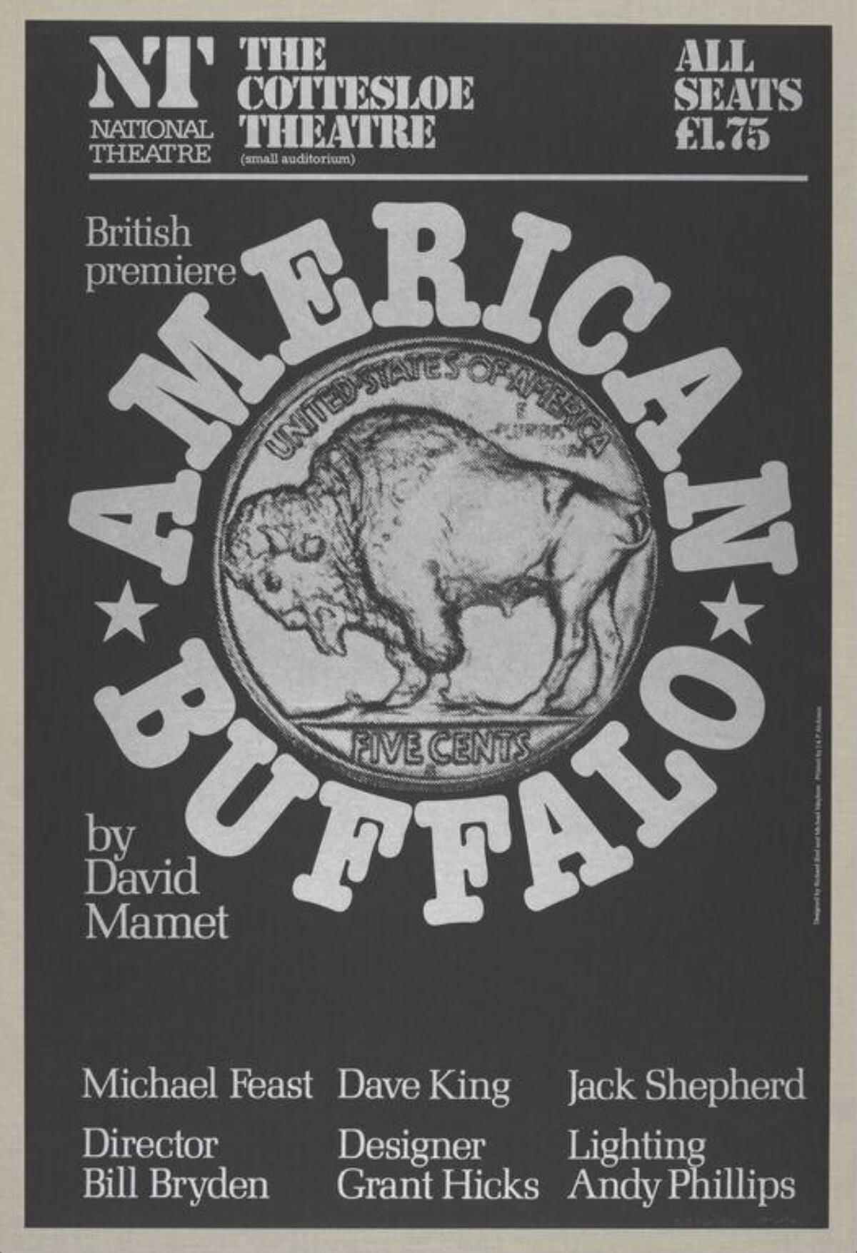 American Buffalo Play Poster