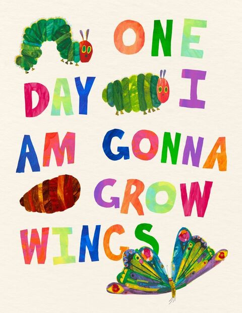 Very Hungry Caterpillar Grow Wings Art