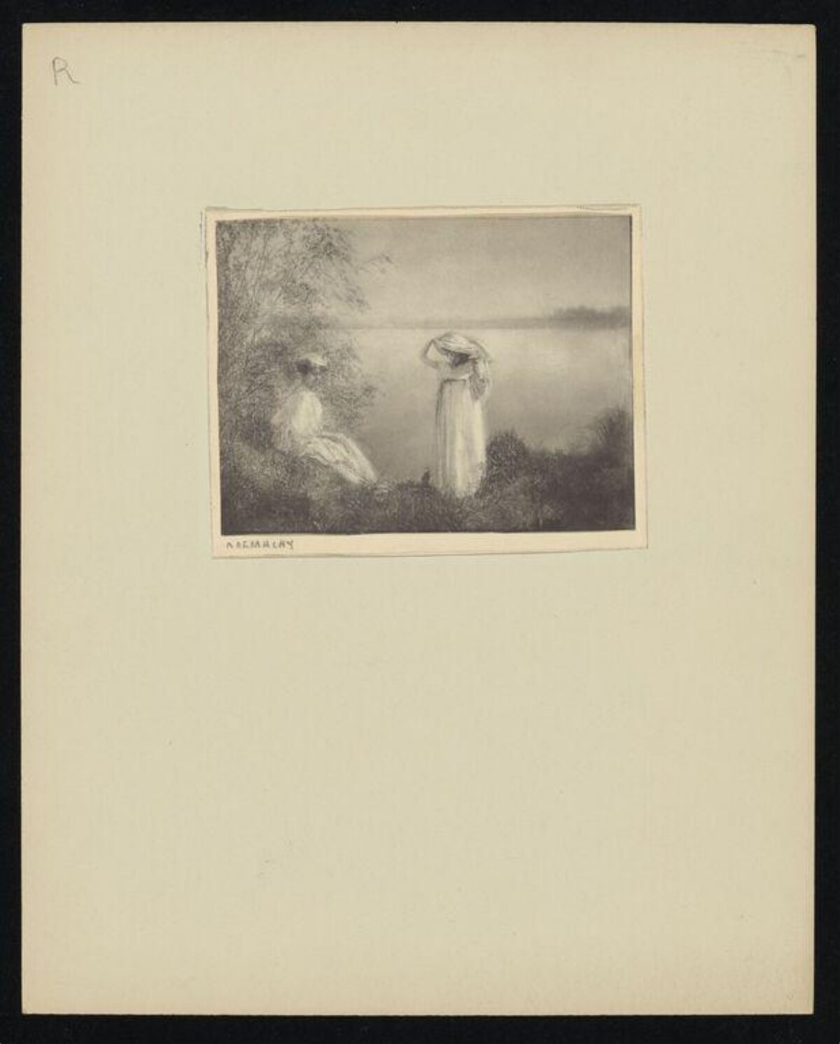 Two Women By The Lakeside