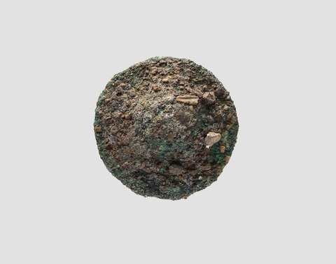 Corroded Ancient Copper Artifact