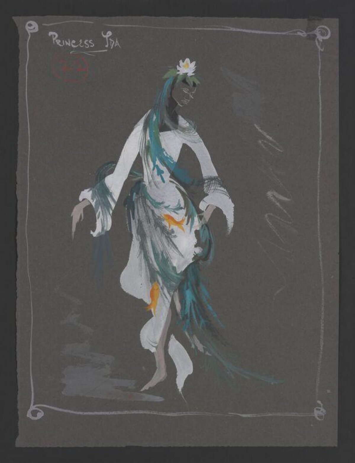 Princess Ida Costume Design Sketch