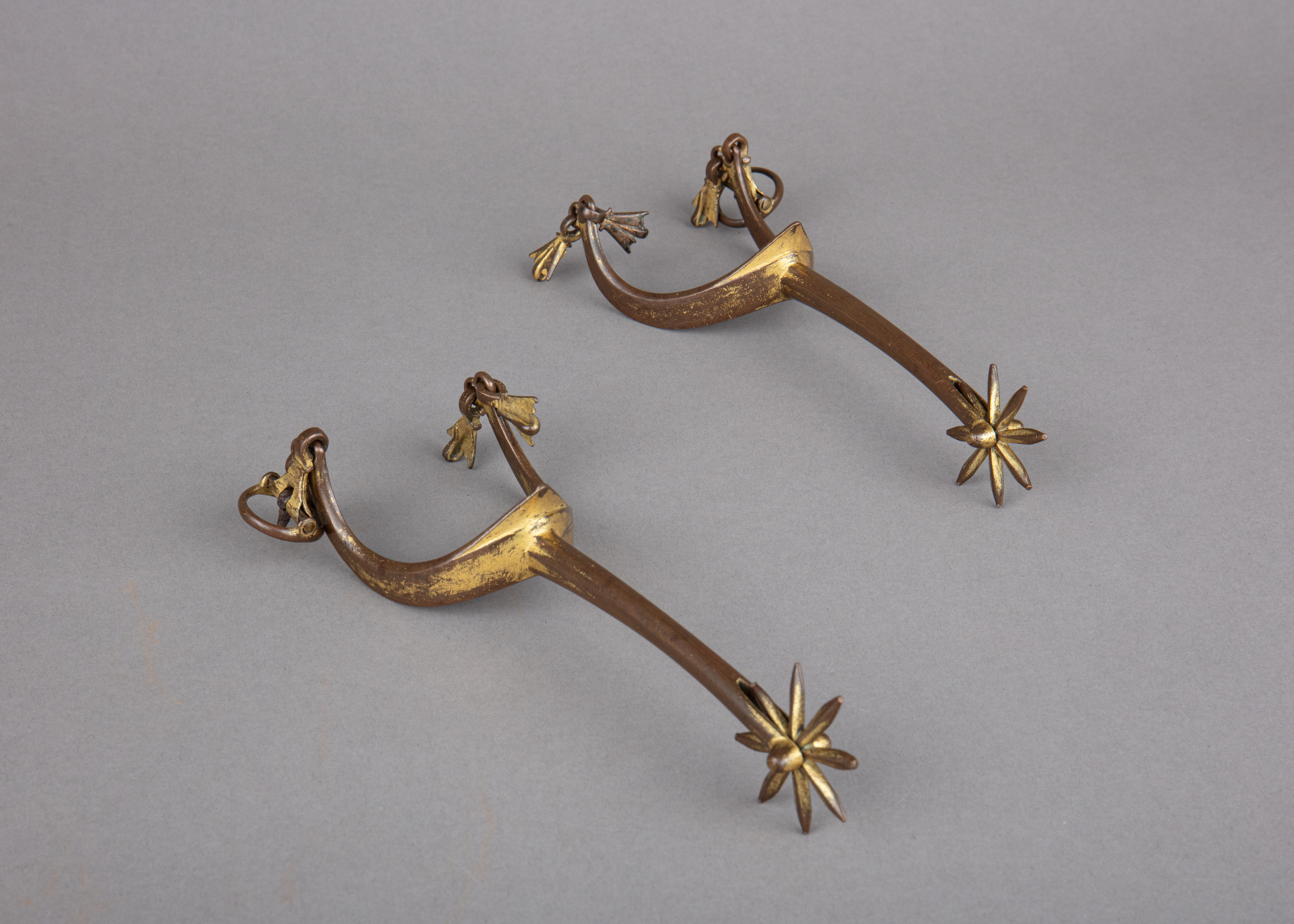 Pair of Antique Bronze Spurs