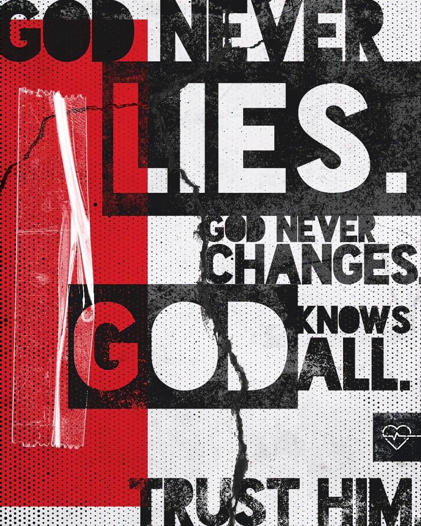 Christian Inspirational Typography Poster