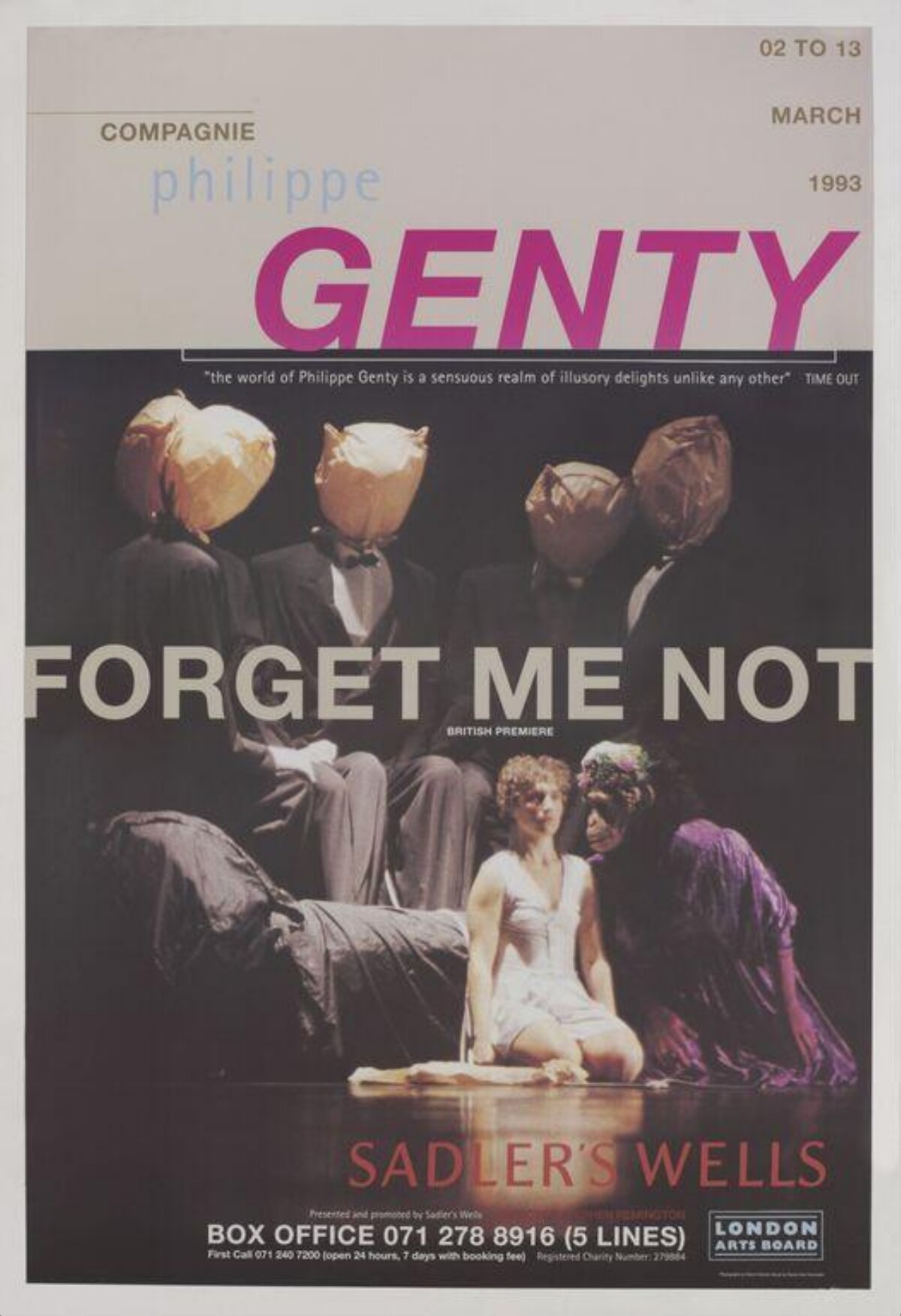 1993 Forget Me Not Theatre Poster