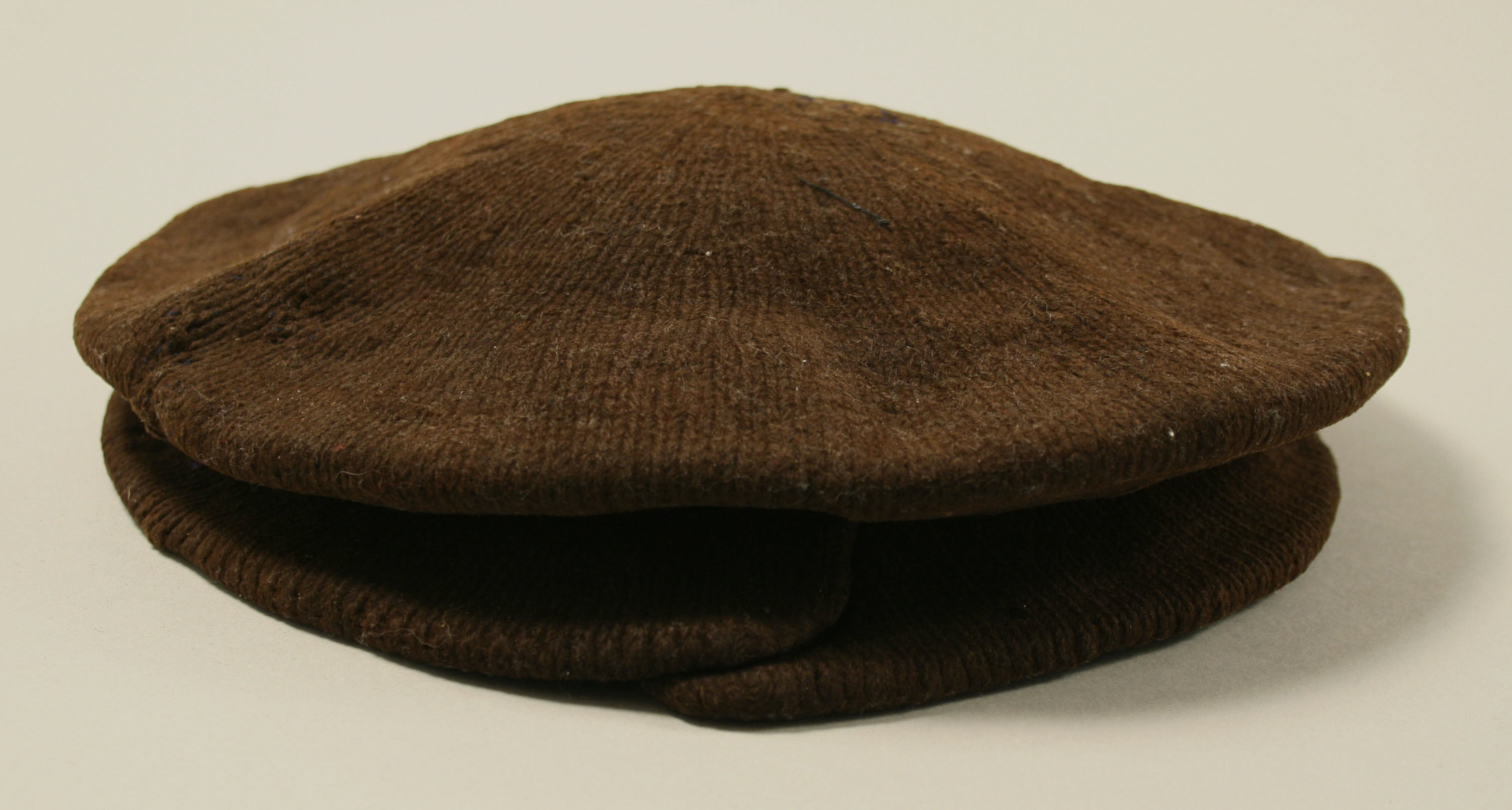 Brown Wool Flat Cap