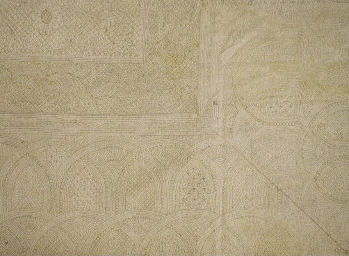 Vintage Embroidered Textile Pattern