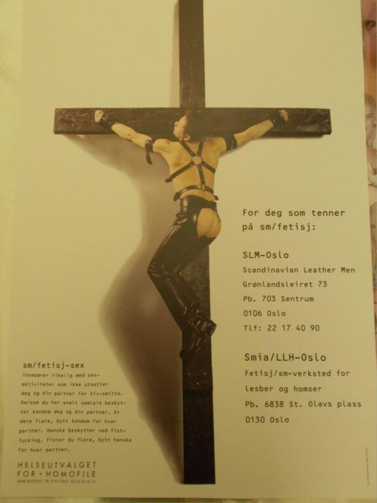 Norwegian SM Fetish Safe Sex Ad