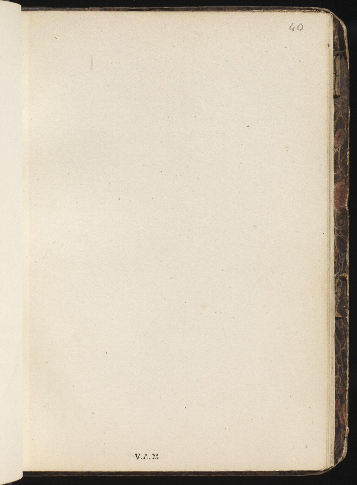 Blank Page of an Old Notebook