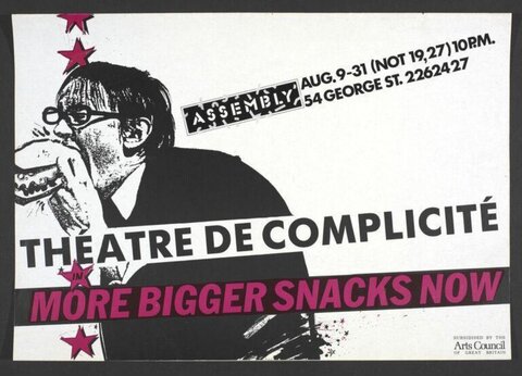 More Bigger Snacks Now Theatre Poster