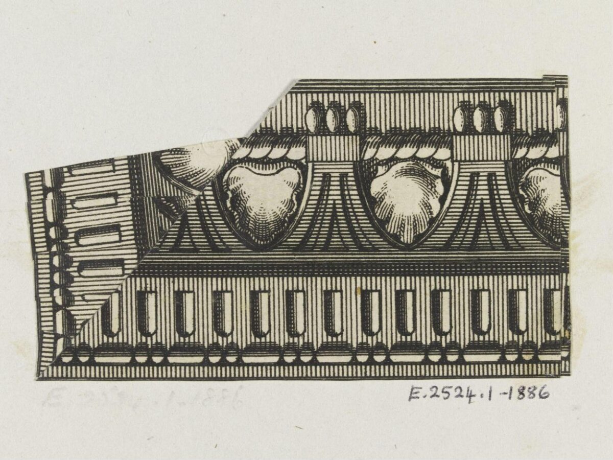 Engraving of Classical Architectural Ornament