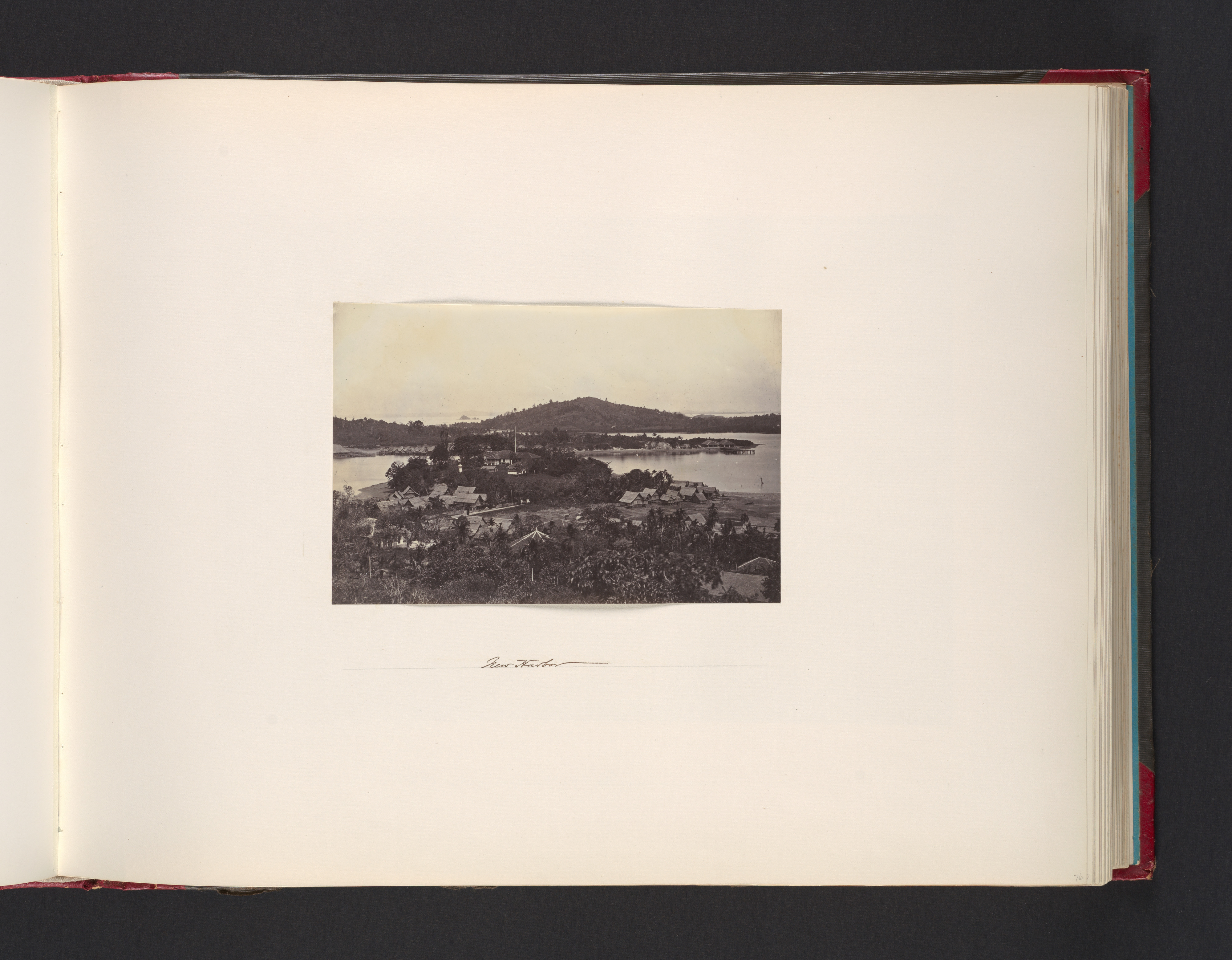 Vintage New Harbor Coastal View