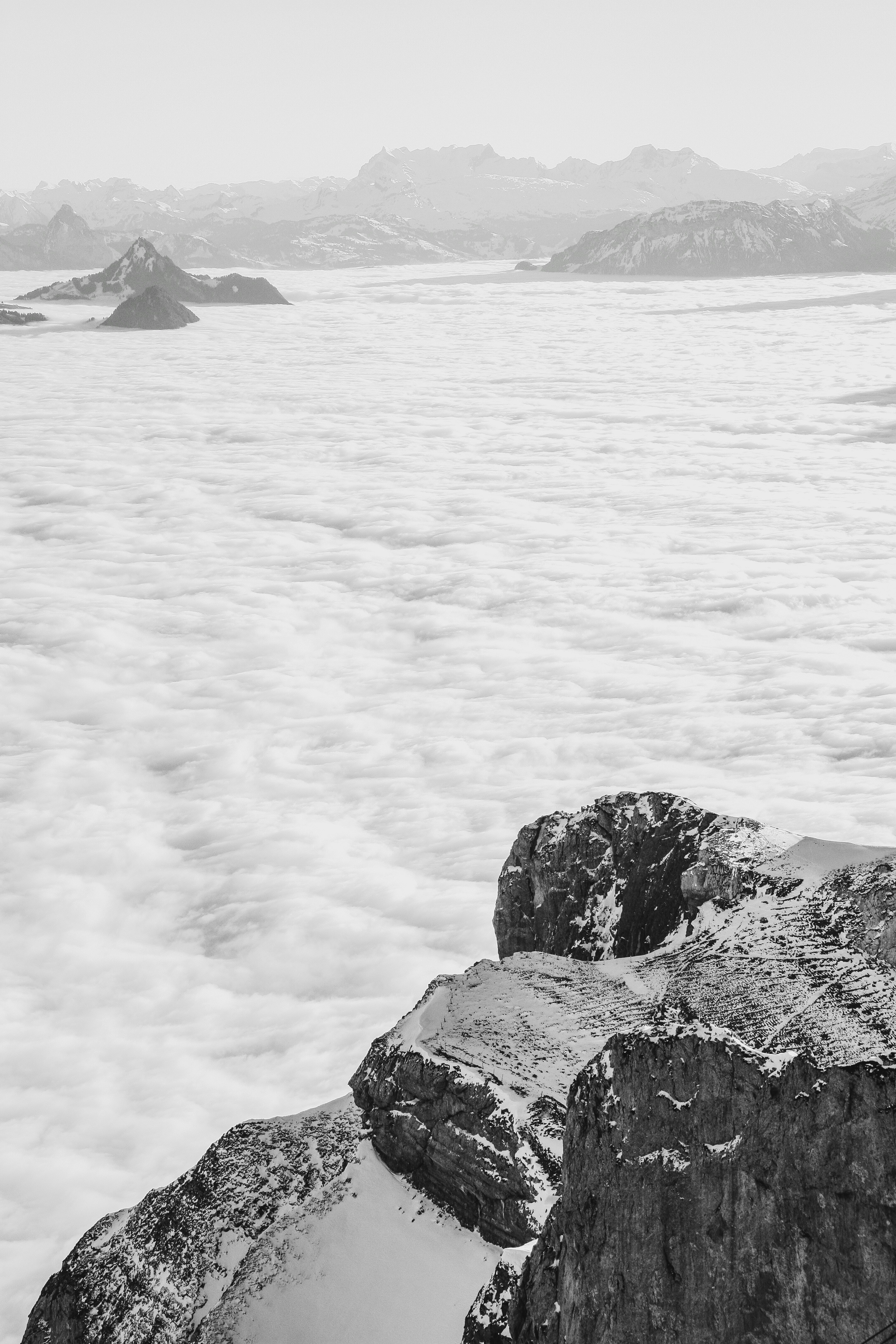 Mountains Above Sea of Clouds