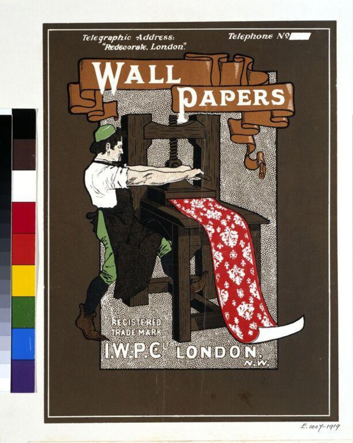 Vintage London Wall Papers Advertisement