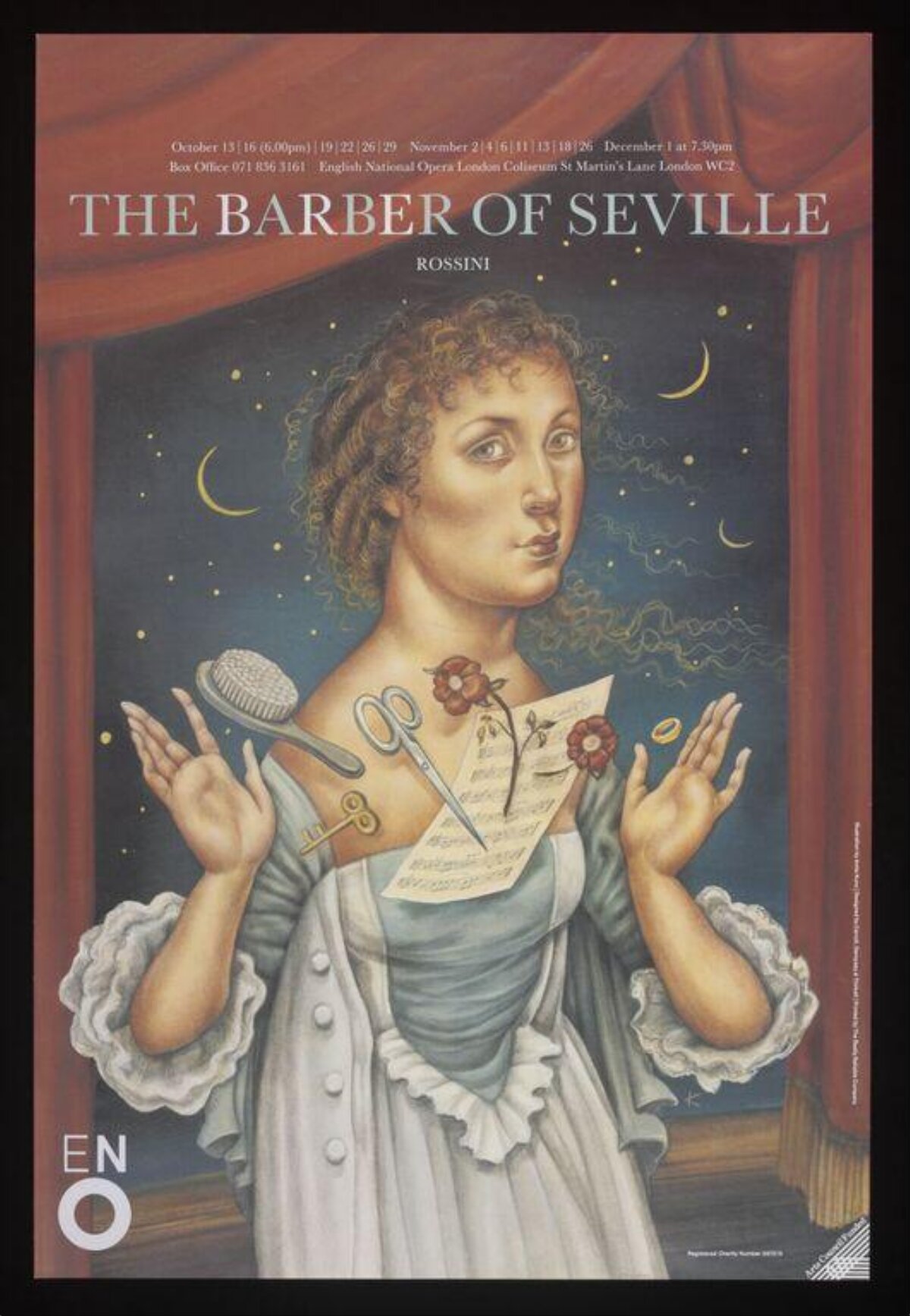 The Barber of Seville Opera Poster