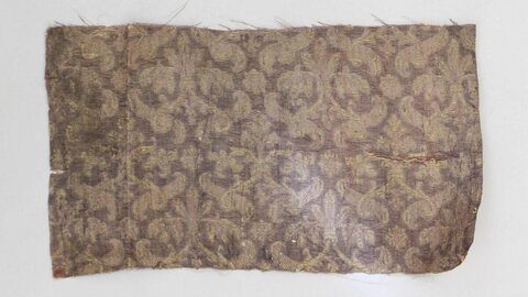 Antique Brocade Textile Fragment