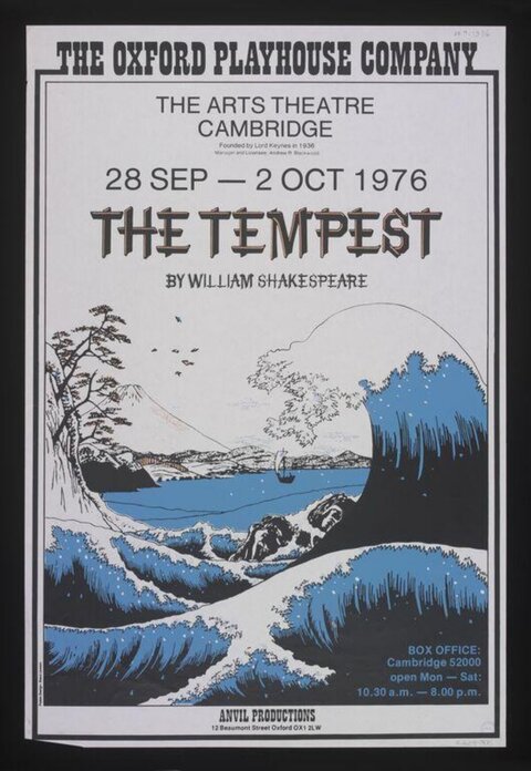 1976 The Tempest Theatre Poster