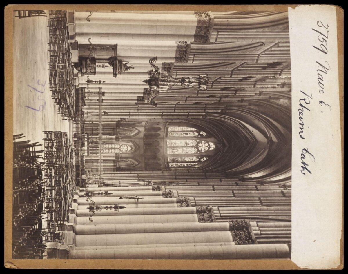 Rheims Cathedral Nave Interior