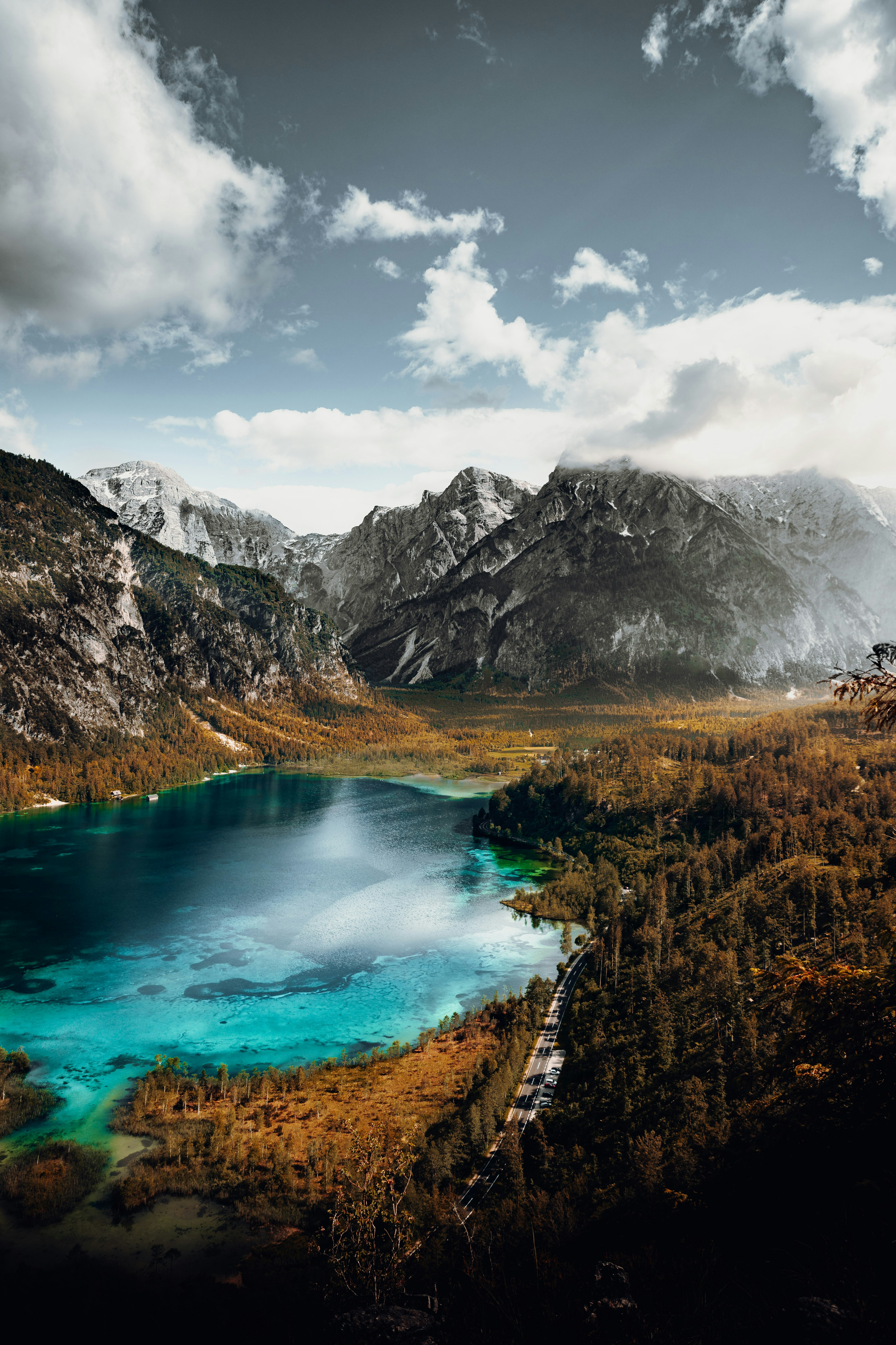 Alpine Mountain Lake View