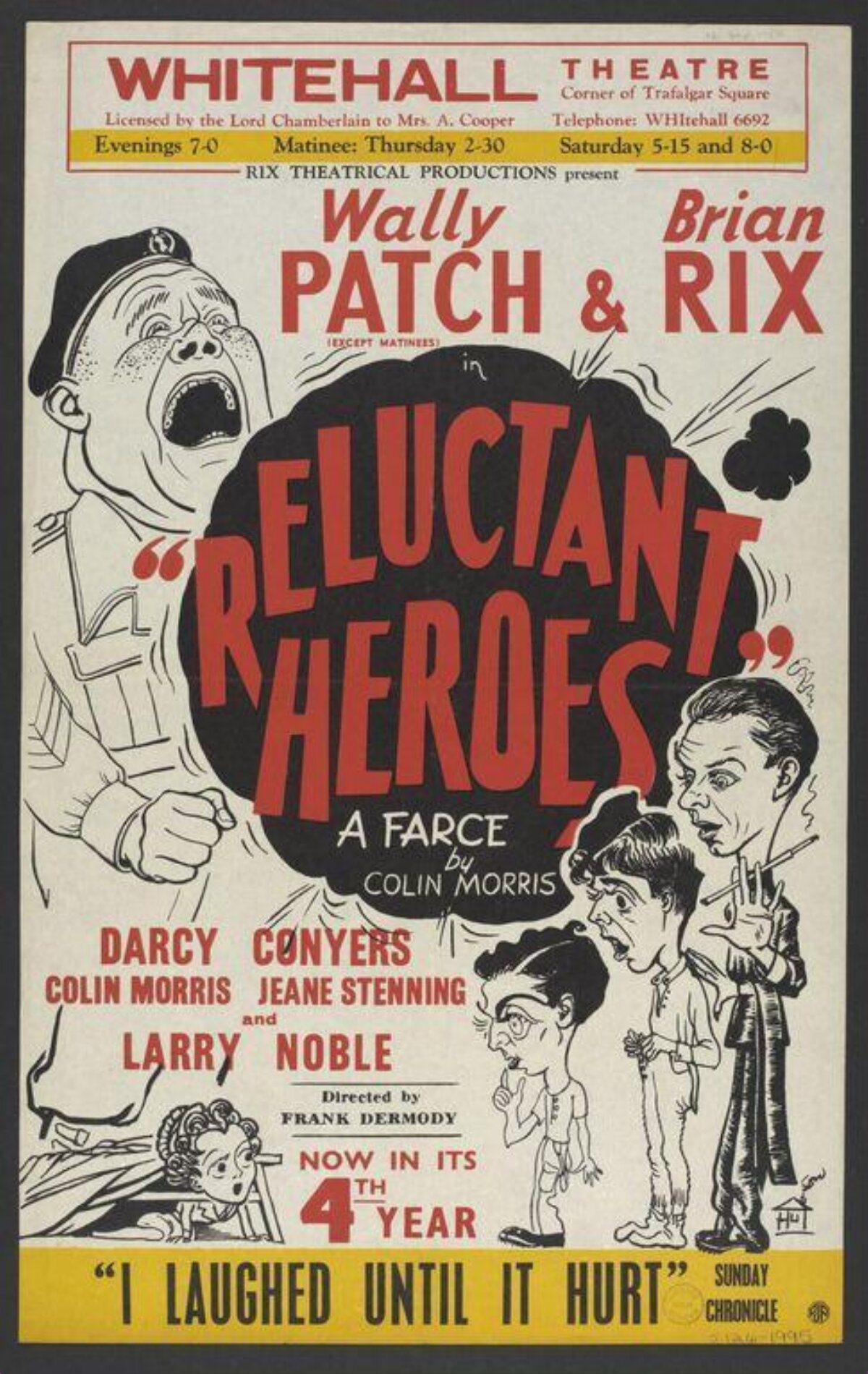 Reluctant Heroes Theatre Poster