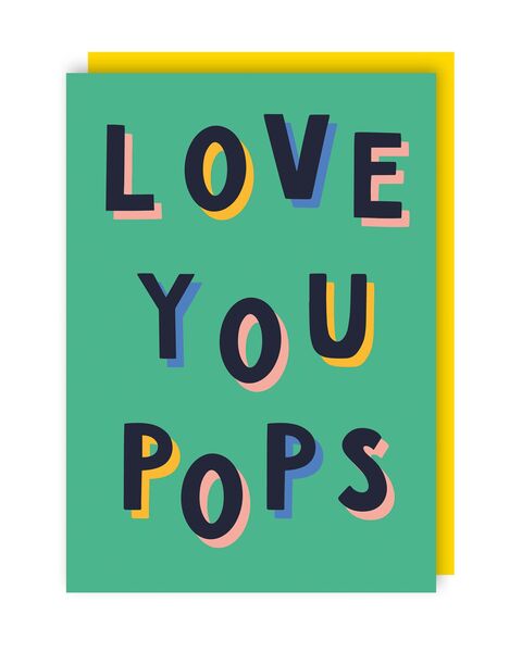 Love You Pops Greeting Card