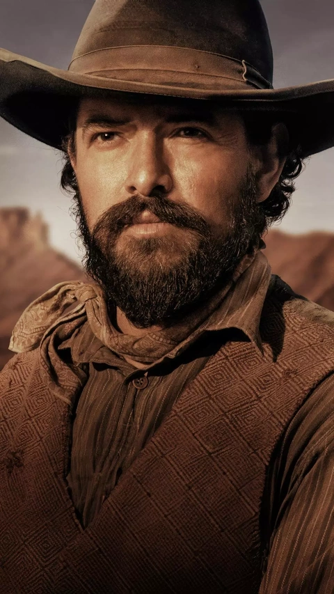Western Cowboy Desert Portrait