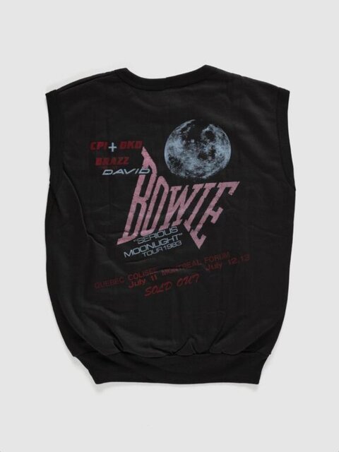 David Bowie Tour Sleeveless Sweatshirt