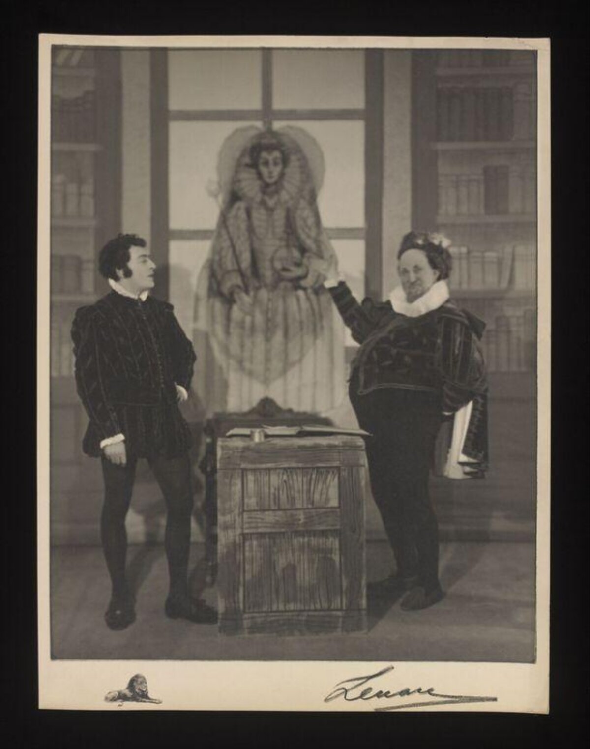 Vintage Theatrical Stage Performance Photo